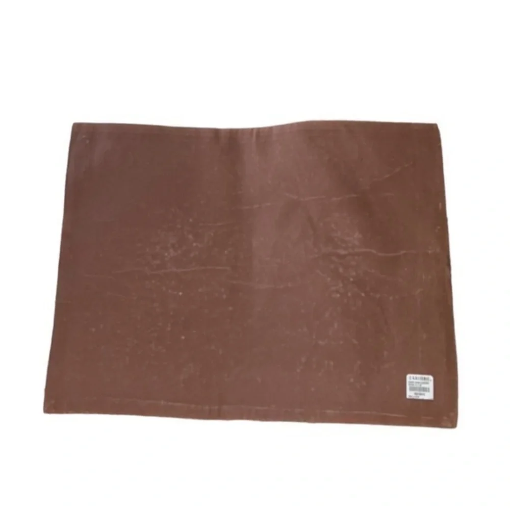 Set of 4 Z Gallerie Modern Contemporary‎ Zebra Print Brown Beaded Place Mats